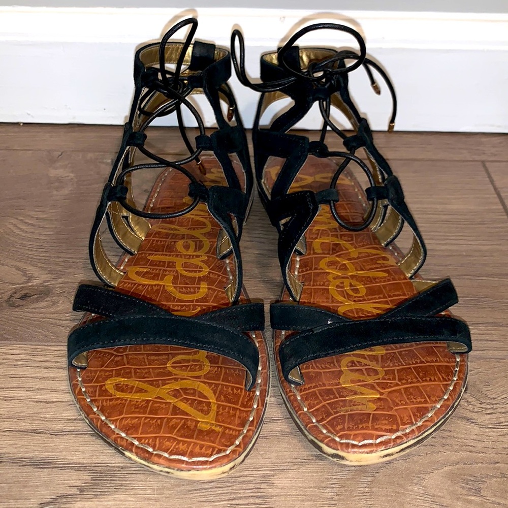 Sam Edelman black gladiator sandals